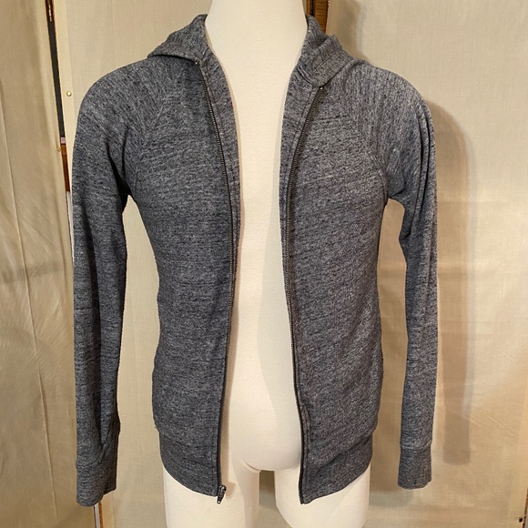 ALEXANDER WANG Mens Full Zip Hoodie Grey Sz M - Picture 1 of 7